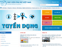 Tablet Screenshot of hvpnvn.edu.vn